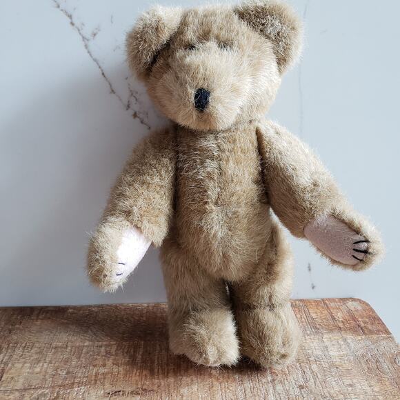 VTG Boyds Bear Plush Teddy 10" Poseable Mohair Style Handmade TBC Ltd 90s - Picture 3 of 10